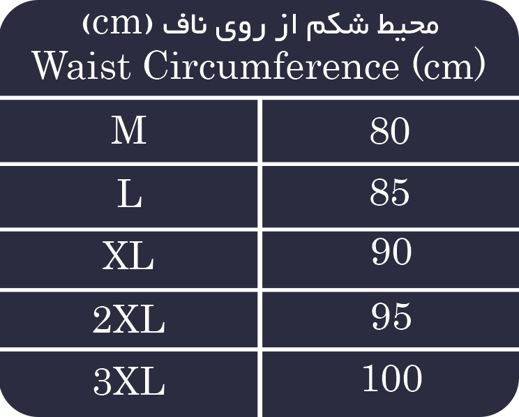 شکم بند تمام کش دوبل با کش تنفسی